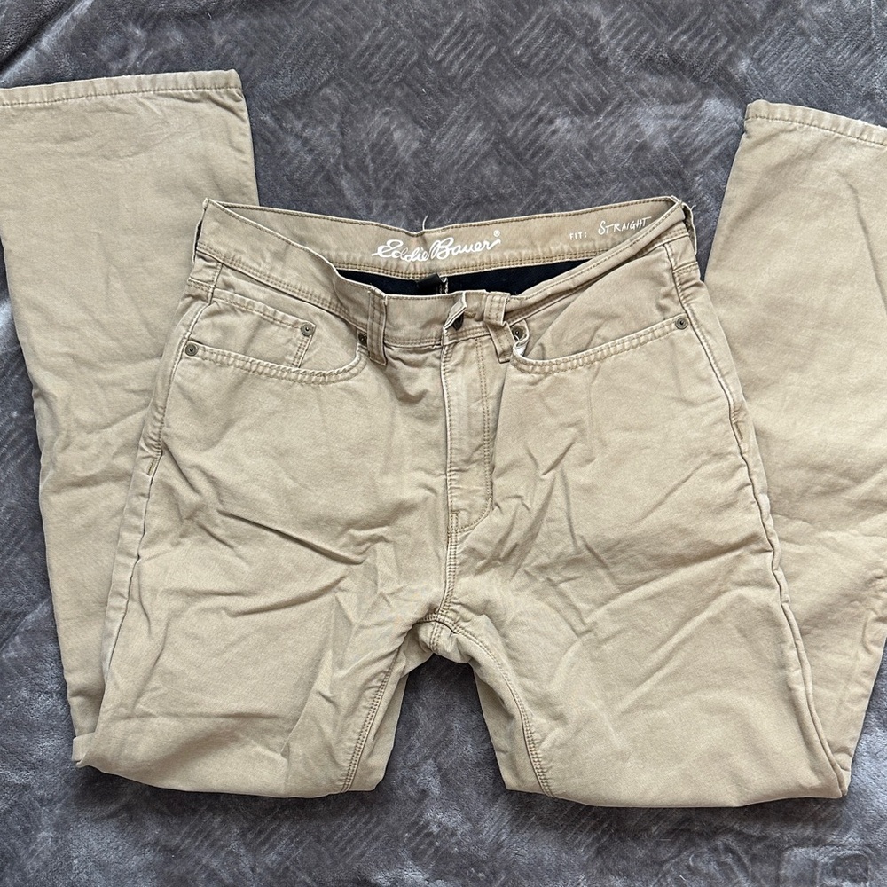 Eddie Bauer Men's Khaki Chinos